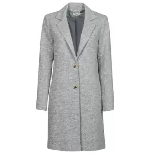 Image of Only ONLCARRIE womens Coat in Grey. Sizes available:UK 6,UK 8,UK 10,UK 12