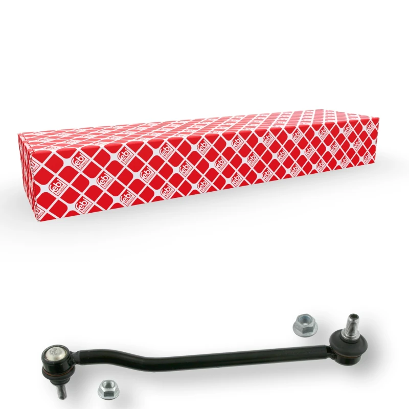 Image of FEBI BILSTEIN 19861 Anti-roll bar link OE Turbo NEW, Front Axle Right Link Stabiliser (3229)