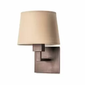 Image of Bali wall lamp, bronze, without lampshade