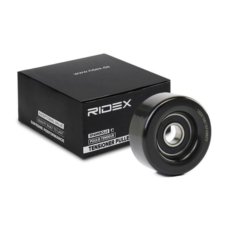 Image of RIDEX Deflection / guide pulley, V-ribbed belt RIDEX 312D0133