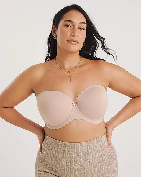 Image of Elomi Smooth Strapless Sahara Bra Sahara Female 36G GK76515