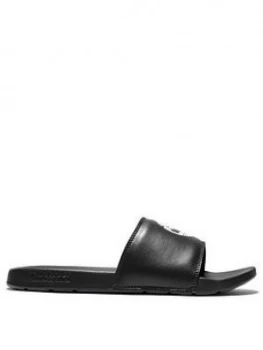 Image of Timberland Playa Sands Sliders, Black/White, Size 10, Men
