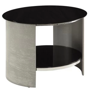 Jual San Marino Grey Ash Round Lamp Table