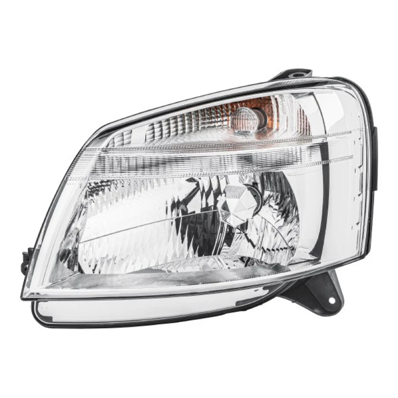 Image of HELLA 1EG 010 196-011 Headlights H4, Left, with motor for headlamp levelling, Halogen Headlight (259)