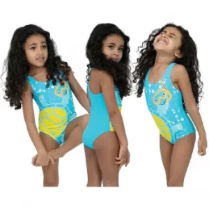 Image of Speedo Tommy Turtle Crossback Swimsuit Infants 2 Years Blue/Yellow