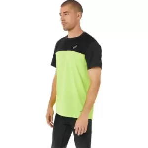 Image of Asics Mens Race SS Running Top - Green