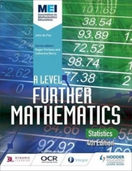 Image of MEI A-level further mathematics statistics by John Du Feu