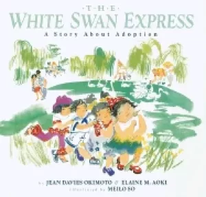 Image of white swan express a story about adoption