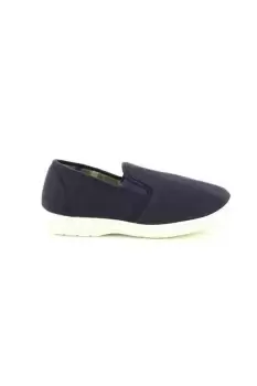 image of Twin Gusset Slip On Casual Textile Shoes