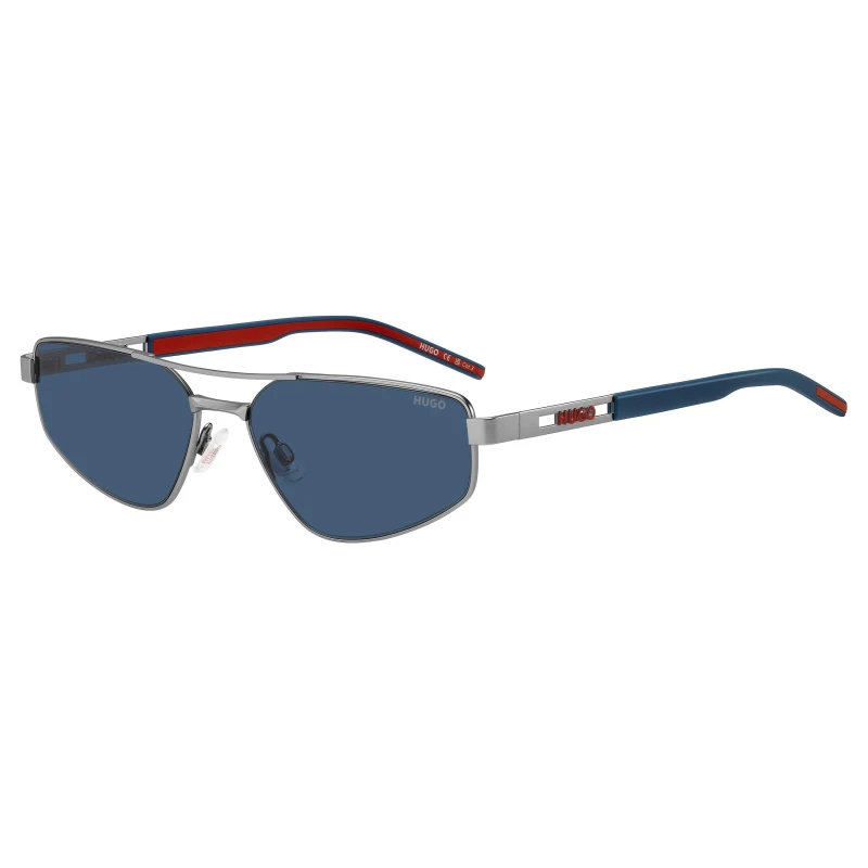 Image of Hugo HugoSun Rectangular Sn63 Matte Ruthenium male One Size
