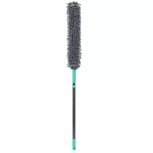 JVL Flexible Chenille Head Duster with Extendable Handle Grey/Turquoise - main image