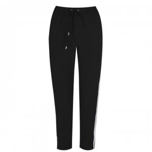 image of Liu Jo Liu Glitter Tapered Trousers - Black 2222