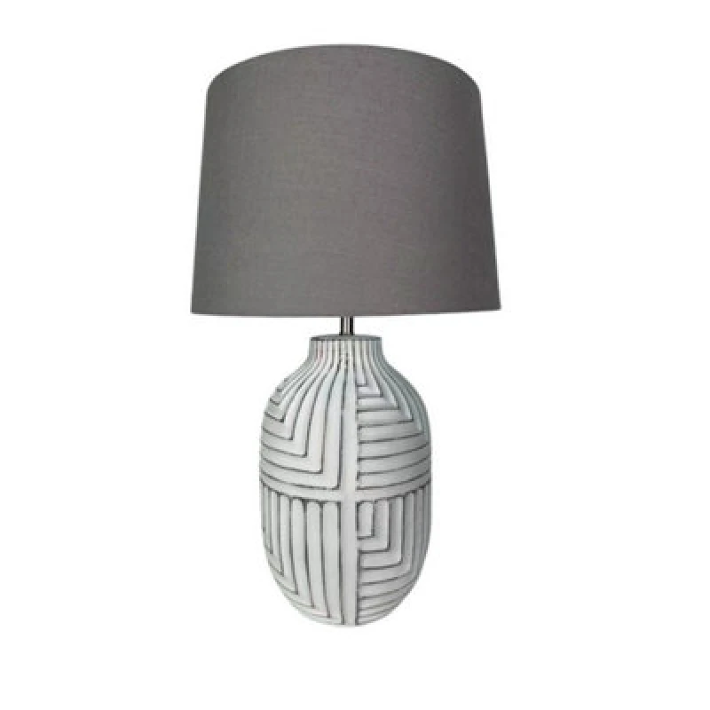Image of Lamp and Shade - Ceramic - L19 x W19 x H38cm MinsterStylishLivingLtd7456