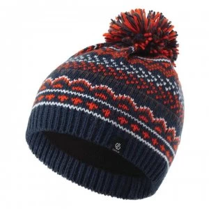 image of Dare2B Buzzer Knit Bobble Beanie - DkDenim/Blze