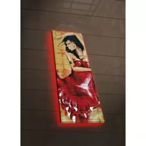 Image of 3090DACT-52 Multicolor Decorative LED Lighted Canvas Painting