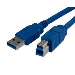 Image of StarTech 3ft SuperSpeed USB 3.0 Cable A to B - M/M