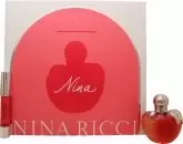 Image of Nina Ricci Nina Gift Set 50ml Eau de Toilette + 2.5g Its Lipstick - Iconic Pink