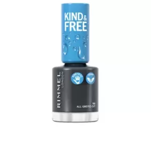 image of RIMMEL LONDON KIND & FREE nail polish #158-all greyed out 8 ml