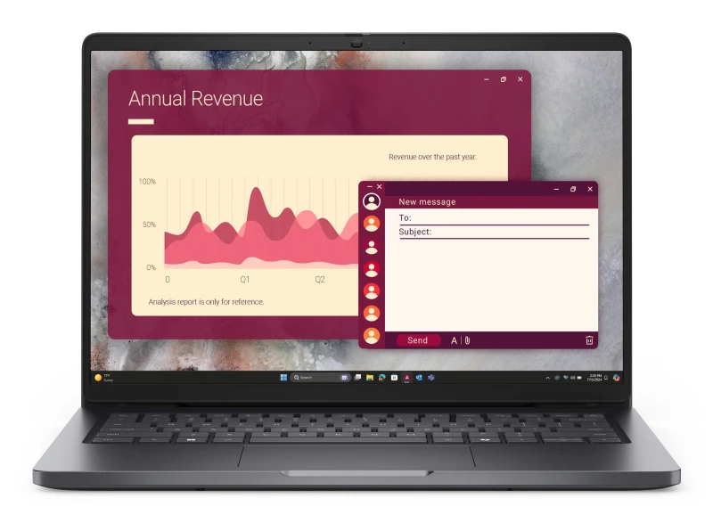 Image of Dell DELL Pro 14 U5 16GB 512GB W11P 1YNBD Intel Core Ultra 5 225U Laptop 35.6cm (14") Full HD+ DDR5-SDRAM SSD WiFi 6E (802.11ax) Windows 11 Pro UK E