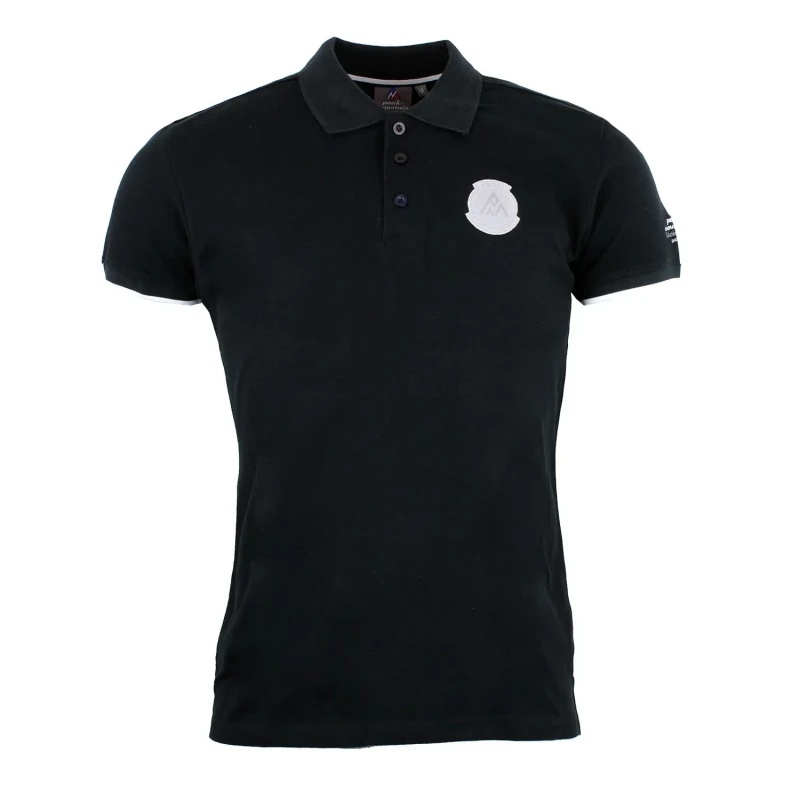 Image of Polo shirt Peak Mountain Cornelius Noir Male L