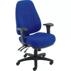 image of 24 Hour Manager Fabric Black Chair