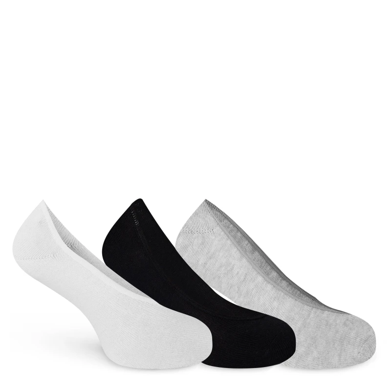 Image of Jack Wills Invisible Sock 5 pack - Black One Size
