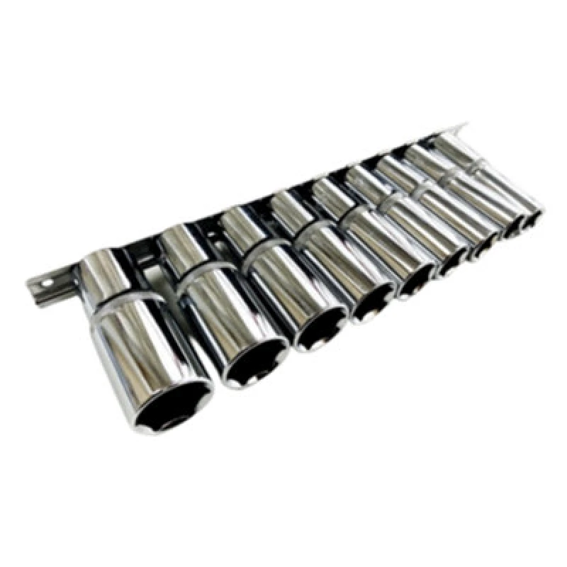 Image of Toolzone 10 Piece 1/2" AF Deep Sockets 1/2"-1" KDPSS219