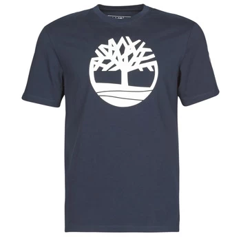 image of Timberland SS KENNEBEC RIVER BRAND TREE TEE mens T shirt in Blue - Sizes XXL,XL