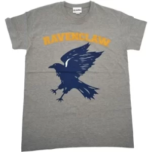Image of Ravenclaw University Grey Reverse Harry Potter Unisex T-Shirt Ex Ex Large