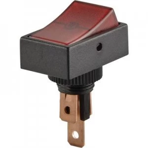 Image of SCI Car toggle switch R13 207B2 SQ GREEN 12 Vdc 20 A 1 x OffOn latch