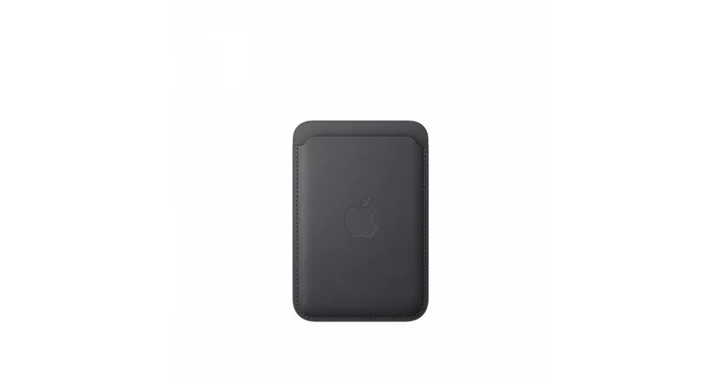 Image of Apple - Wallet for mobile phone / credit card - MagSafe compatibility - microtwill, FineWoven - Black MA6W4ZM/A