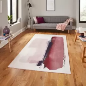 Image of Michelle Collins AB0151 Digital Print Rug, Rose/Crimson, 150 x 230 Cm - Think Rugs