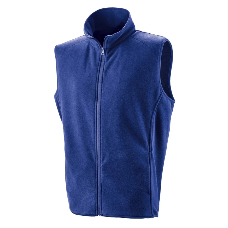 Image of Result Result Men Core Microfleece Gilet in Royal Size: Small Royal S Male 5063527704795