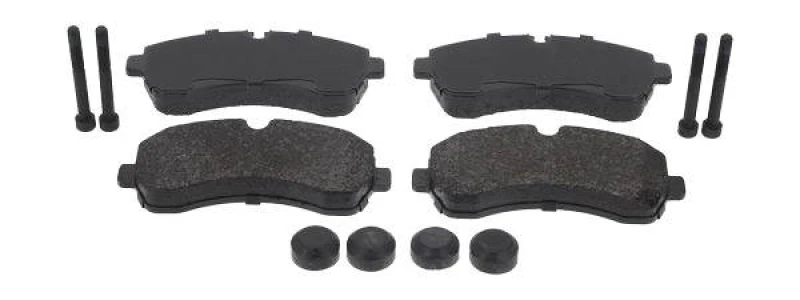 Image of JURID 2920009560 Brake pad set prepared for wear warning indicator, with accessories Brake Pad Set,disc brake (402)