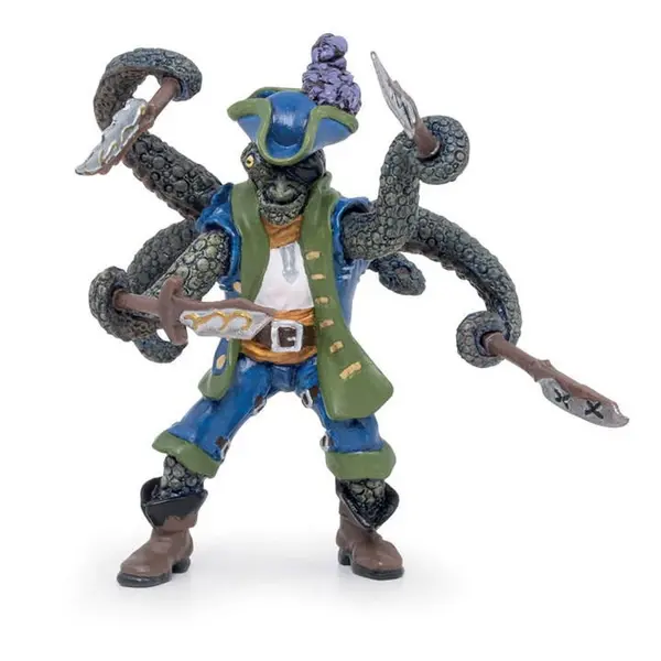Image of PAPO Pirates and Cosairs Octopus Mutant Pirate Toy - Multi One Size