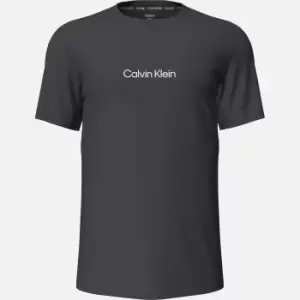 Image of Calvin Klein Jeans Logo Cotton-Blend T-Shirt - L