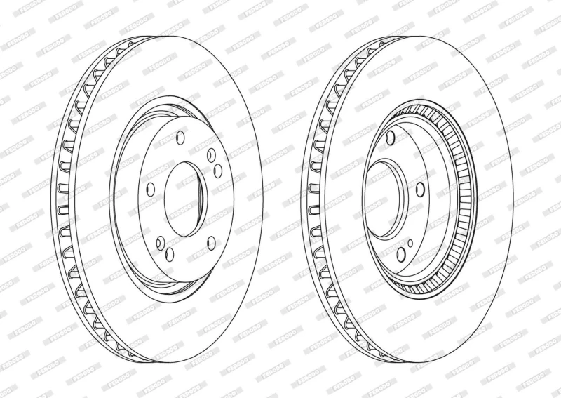 Image of Brake disc FERODO DDF1795C