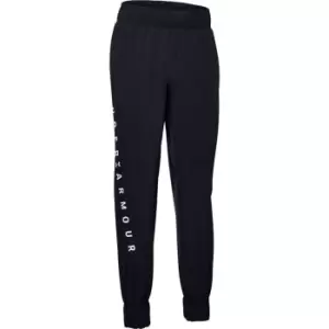 Image of Under Armour Woven Warm Graphic Jogging Pants Ladies - Black