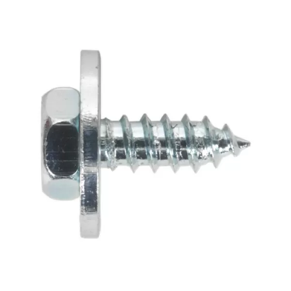 Image of Sealey ASW101 Acme Screw with Captive Washer M10 x 1/2 Zinc BS 7976/6903/B