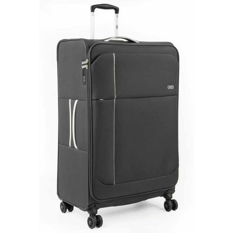 Image of A2B Odyssey Hold Suitcases Lightweight Travel Luggage Charcoal unisex Large