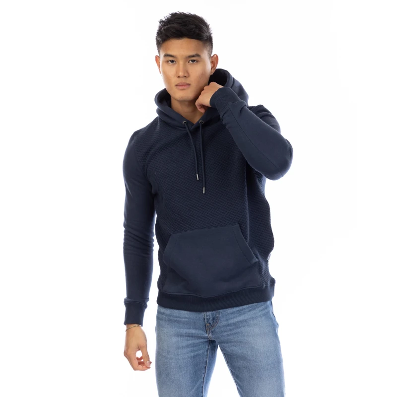 Image of Peter Werth West Hampshire Pull Over Hoodie Dark Navy male Small