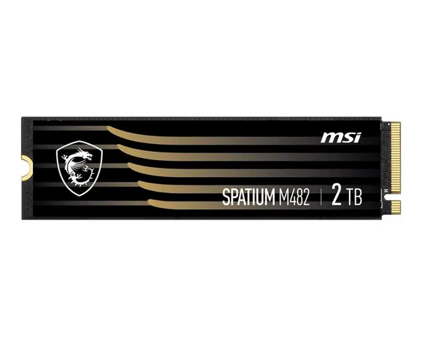 image of MSI MSI SPATIUM M482 M.2 2 TB PCI Express 4.0 3D NAND NVMe SPATIUM M482 PCIE 4.0 NVME M.2 2TB