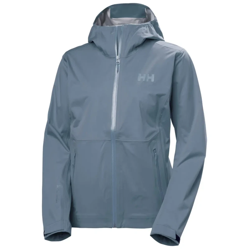 Image of Womens hiking jacket Helly Hansen Momentum 3L Bleu Female L