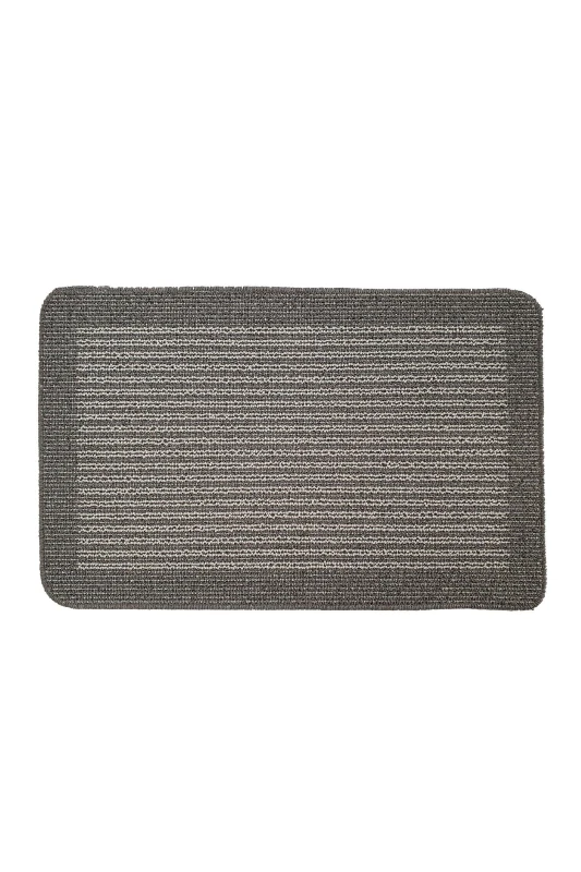 Image of My Mat Stain Resistant Stripe silver Size: 67cm x 200cm Silver Unisex 67cm x 200 cm