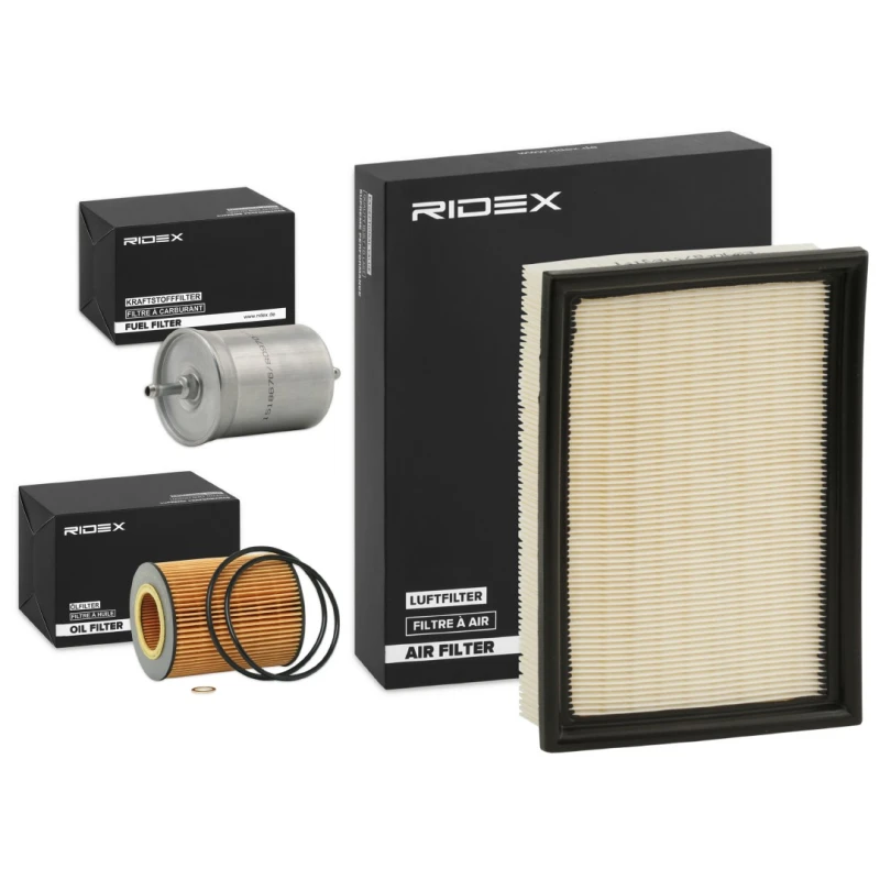 Image of RIDEX 4055F7768 Filter Set with gaskets/seals Filter Set (4055)