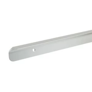 Image of Unika Silver etch Aluminium Kitchen worktop corner joint trim