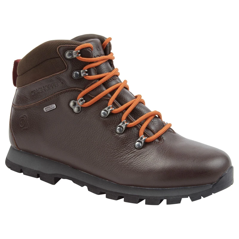 Image of Craghoppers 'NosiLife Kiwi Trek' Waterproof Hiking Boots Dark Brown male