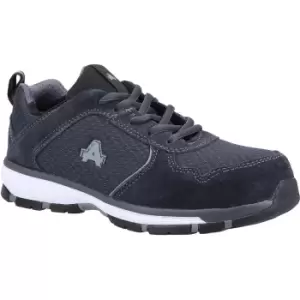 Image of Amblers Unisex Adult AS719C Suede Safety Shoes (3 UK) (Grey)