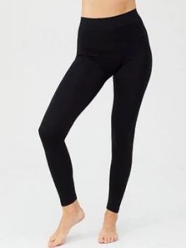 image of Pretty Polly 100% Biodegradable Seamless Leggings - Black