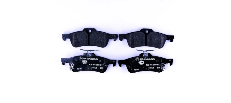Image of HELLA Brake pad set HELLA 8DB 355 020-501